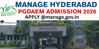 MANAGE Hyderabad Begins PGDAEM Admissions for Session 2026; Apply by January 31